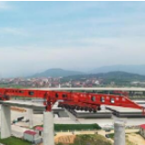 我国首台1000吨级高铁箱梁运架一体机投入使用