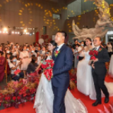长春市为抗疫一线工作者举行集体婚礼
