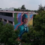 墨西哥：涂鸦致敬医护人员