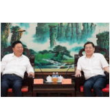 杜家毫与中国五矿集团总经理兼中冶集团董事长国文清座谈