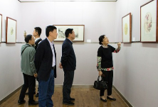 农工党长沙市委会“翰墨书盛世 丹青颂九十”书画摄影展今日开幕
