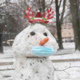 柏林：新年初雪