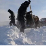 内蒙古：零下28摄氏度下的风雪救援