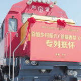 首趟新疆至湖南铁路冷链专列抵湘