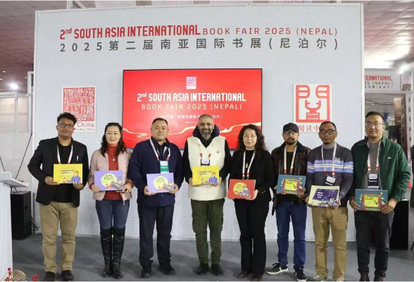 湖南少年儿童出版社亮相南亚书展 《中国非遗》尼泊尔文版研讨会成功举办