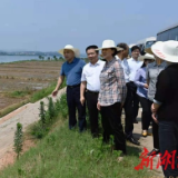 黄兰香在湘潭县调研督导防汛抗旱工作时强调 绷紧绷牢防汛抗旱这根弦