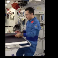 中国空间站，太空出差三人组发来拜年祝福！