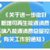 一图读懂 | 关于进一步做好新增可再生能源消费不纳入能源消费总量控制有关工作的通知