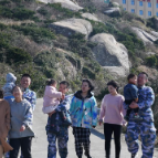 新春走基层丨军嫂军娃海岛春游记