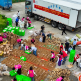 【组图】“守沪者联盟”丨浙江湖州：千份爱心物资驰援上海