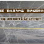 美媒:枪支暴力已成美国“流行病”