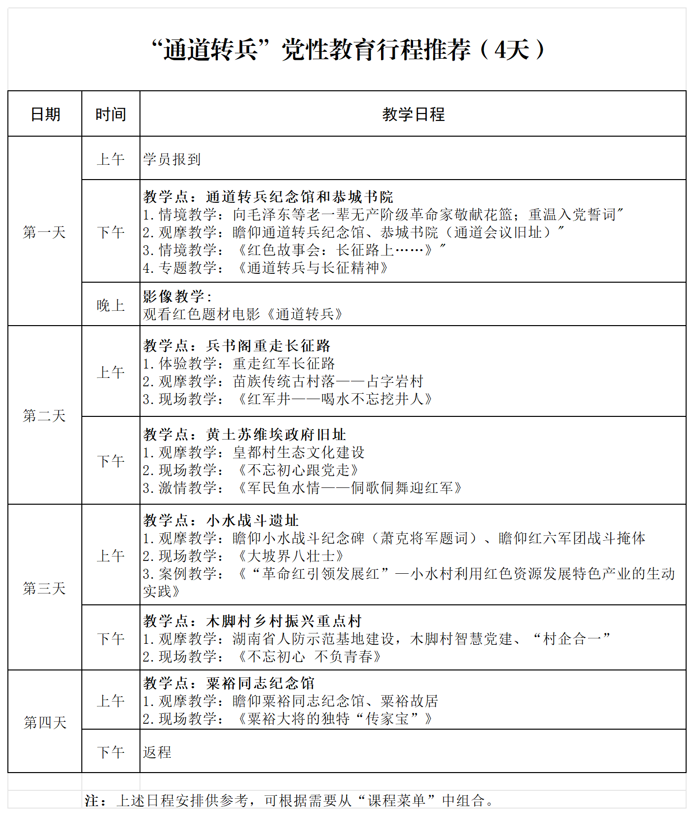 “通道转兵”党性教育4天行程推荐_Sheet1.png