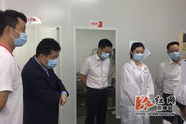 省发改委来双调研口罩投放情况1H.jpg