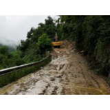 灾情丨受强降雨影响 全省8条国省干线交通受阻