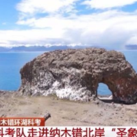 纳木错湖岸岩画中或有几百年前藏文档案？记者跟随科考队带你探访