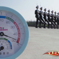 国家威仪的背后 挥汗如雨的仪仗队