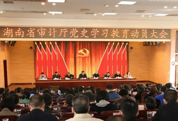 湖南省审计厅召开党史学习教育动员会
