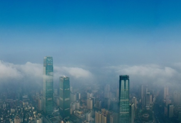 视频丨航拍大雾中的美景 一夜之间长沙变身“天空之城”