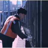 山西太原：铁路货检员 严寒天气下保运输安全