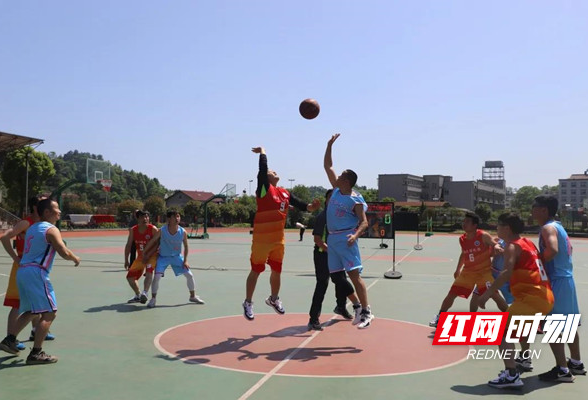 沅陵第五督学区举行庆祝建党100周年篮球友谊赛