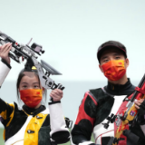 海报丨第9金！杨皓然/杨倩获得十米气步枪混合团体金牌