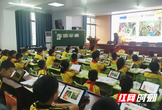 体验教学新模式 麻阳县长河小学举行智慧课堂公开课
