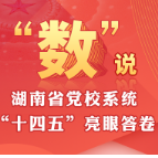 图解“十四五”|“数”说湖南省党校系统“十四五”亮眼答卷