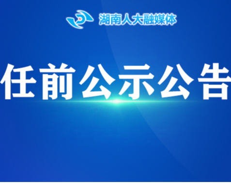 任前公示