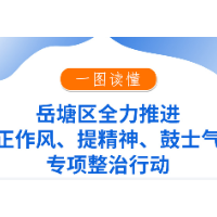 一图读懂丨岳塘区“正作风、提精神、鼓士气”专项整治行动