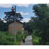 湘潭市2022年消除背街小巷安全隐患路灯安装工程已全面启动