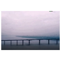 视频丨湘潭湘江二桥雨中美如画