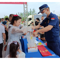 【文明创建】助力创文汇聚正能量 湘潭经开区消防在行动