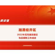 一图读懂丨湘潭经开区2022年党风廉政建设和反腐败工作成效