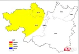 6月22日20时 湘潭市发布突发性山洪灾害黄色预警