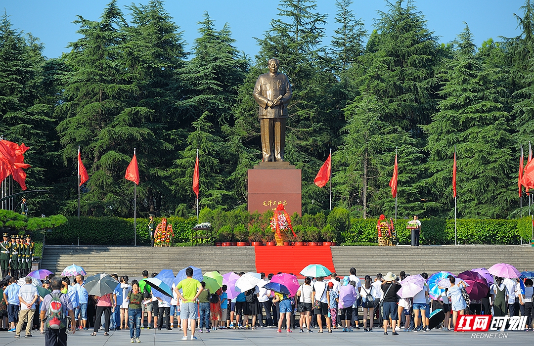 韶山毛泽东广场。（喻名才摄）.jpg