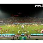 湘超赛场敲响非遗鼓 湖南城建职院70面油鼓“击”出湘潭城市新名片