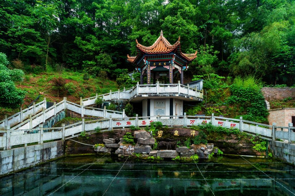 碧泉潭的一池碧水。.png