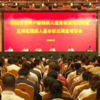 祁阳市召开农村户籍残疾人返贫致贫风险排查及持证残疾人基本状况调查培训会