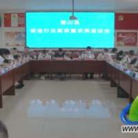 蓝山县召开铸造行业高质量发展座谈会