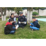 石门:交警开通学校交通安全教育直播网课