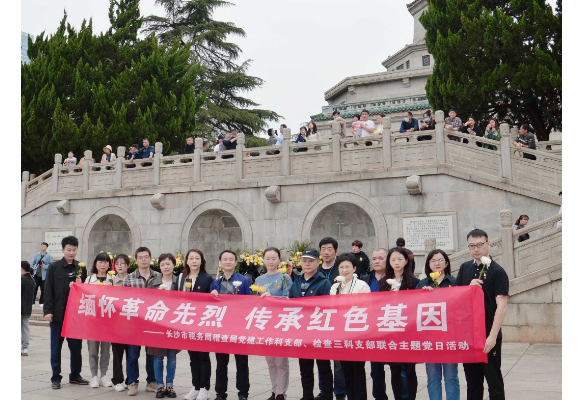 长沙市税务局稽查局清明祭扫英烈传承红色基因