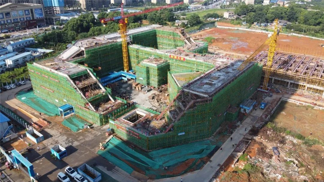 好消息！湘潭高新区和平小学主体建筑封顶