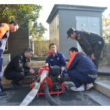 湘潭经开区消防救援大队组织大型企业志愿消防队员开展业务培训