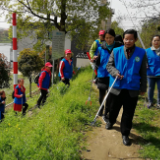 湘潭民间河长工作站湘乡市中队挂牌成立（图）