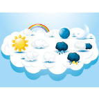 湘潭市气象台4月22日9时发布暴雨蓝色预警信号