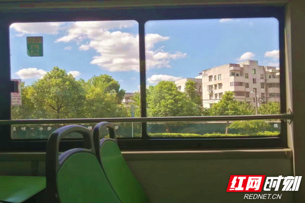 组图丨湘潭公交车窗外的城市风景