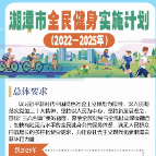 未来几年全民健身事业怎么干？湘潭市公布实施计划