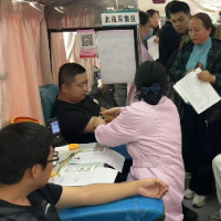 永州市中心血站携手双牌县红十字会开展无偿献血公益活动