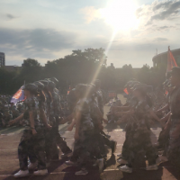 永州四中：八月骄阳似火 磨砺意志如钢