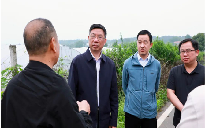 劉浪率隊(duì)調(diào)研春耕生產(chǎn)工作